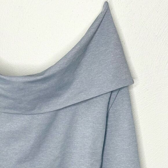 Babaton Aritzia Contour Crew Scoop Neck Flip Down Long Sleeve Bodysuit - NWT - W - Picture 3 of 11